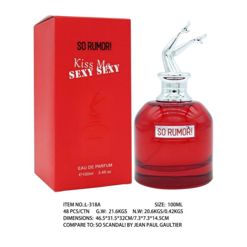 Perfume Fragrance Bottle - Luxe damesparfum 100ml, langdurige geur, Scandal