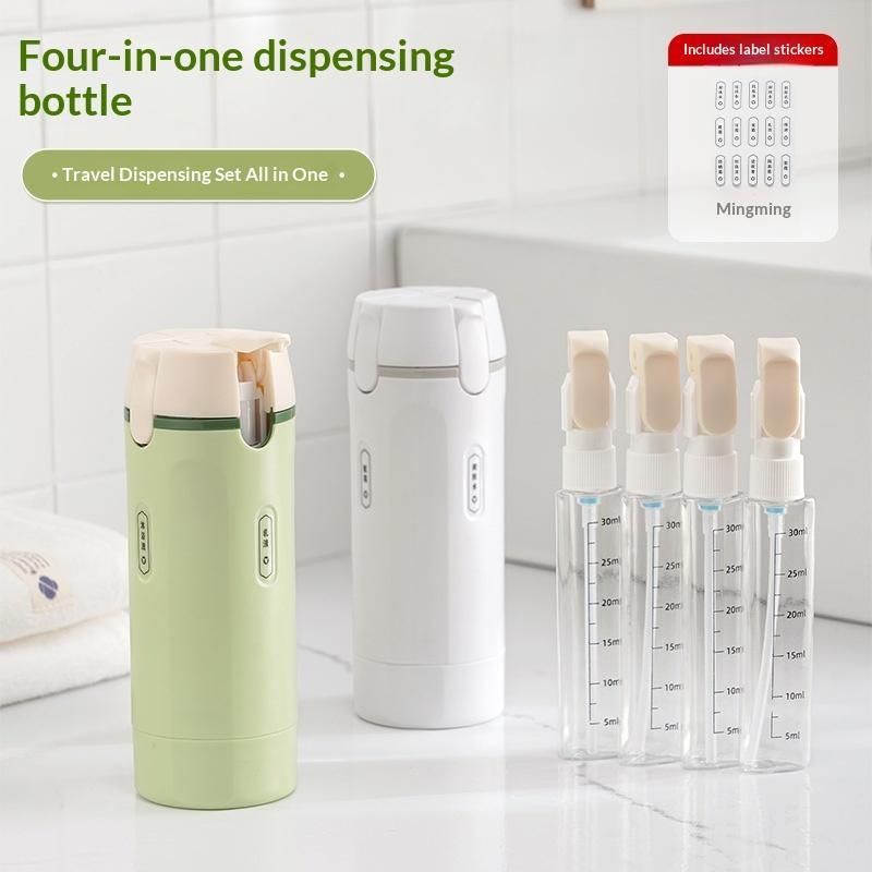 Perfume Fragrance House - Lekvrije 4-in-1 navulbare reisset met draagbare